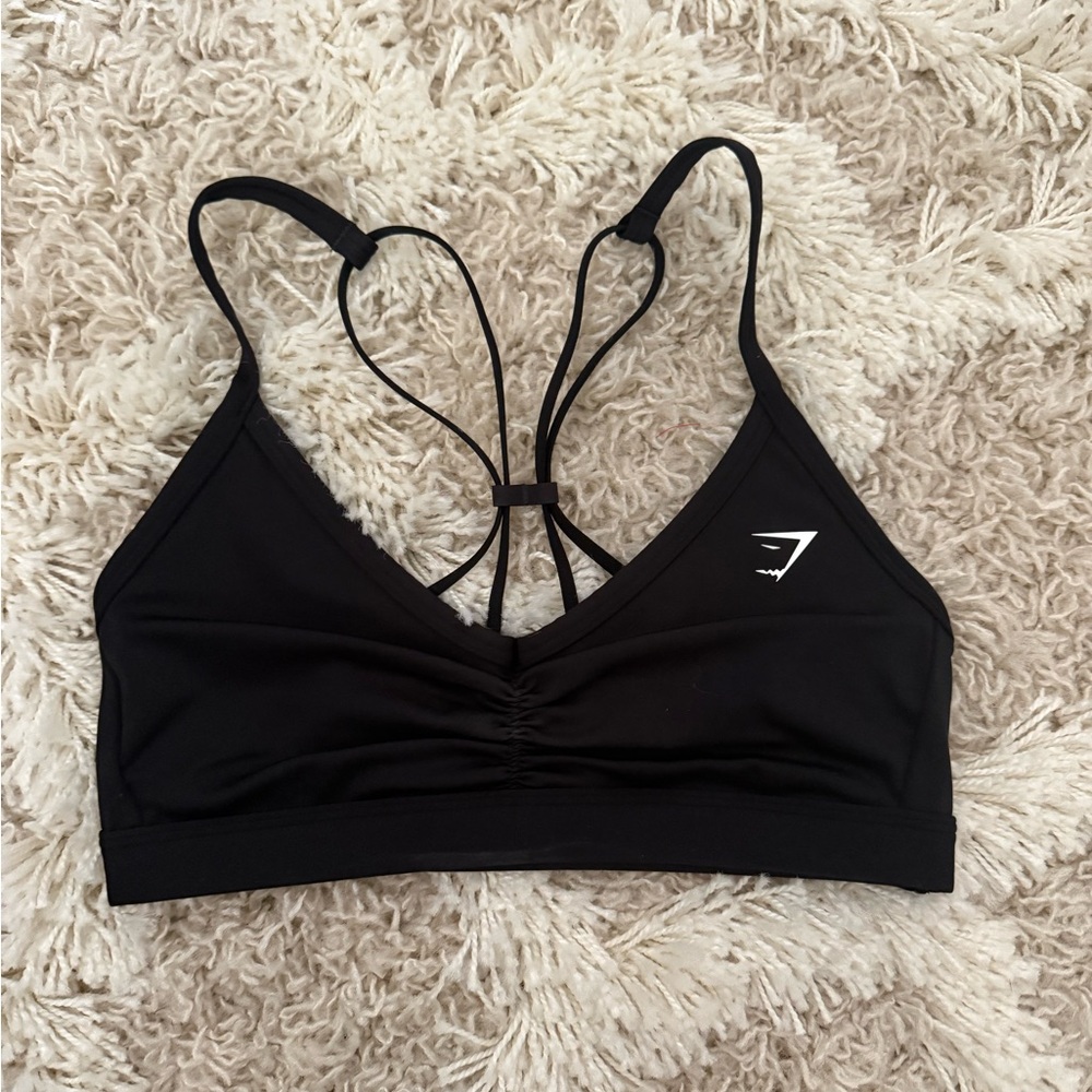 Gymshark Black Criss-Cross Sports Bra